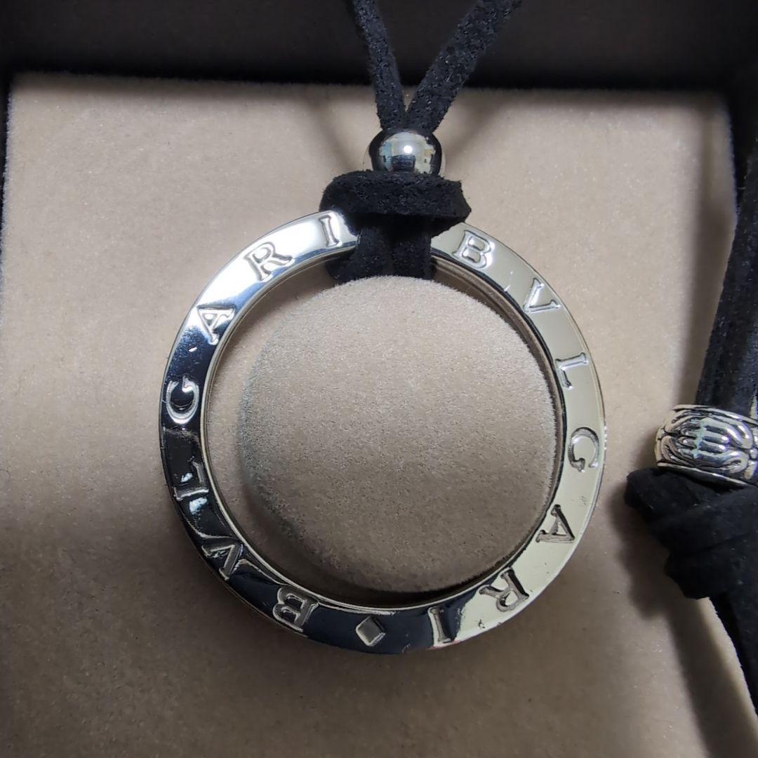 美品 BVLGARI ブルガリ シルバーキーリングチョーカー ボックスケース付