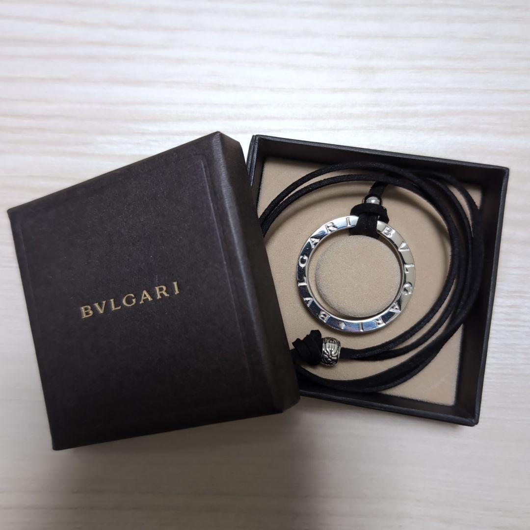 美品 BVLGARI ブルガリ シルバーキーリングチョーカー ボックスケース付