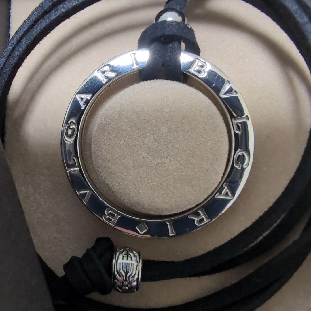 美品 BVLGARI ブルガリ シルバーキーリングチョーカー ボックスケース付