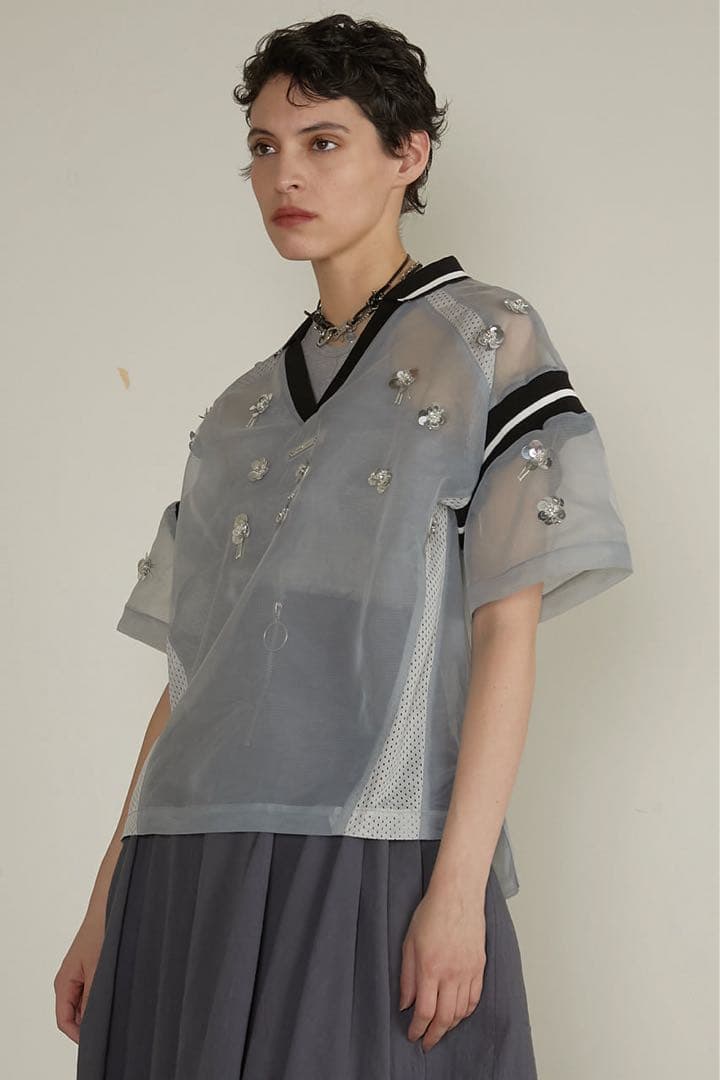 Bejeweled Uniform Topプランクプロジェクト　メゾンスペシャル