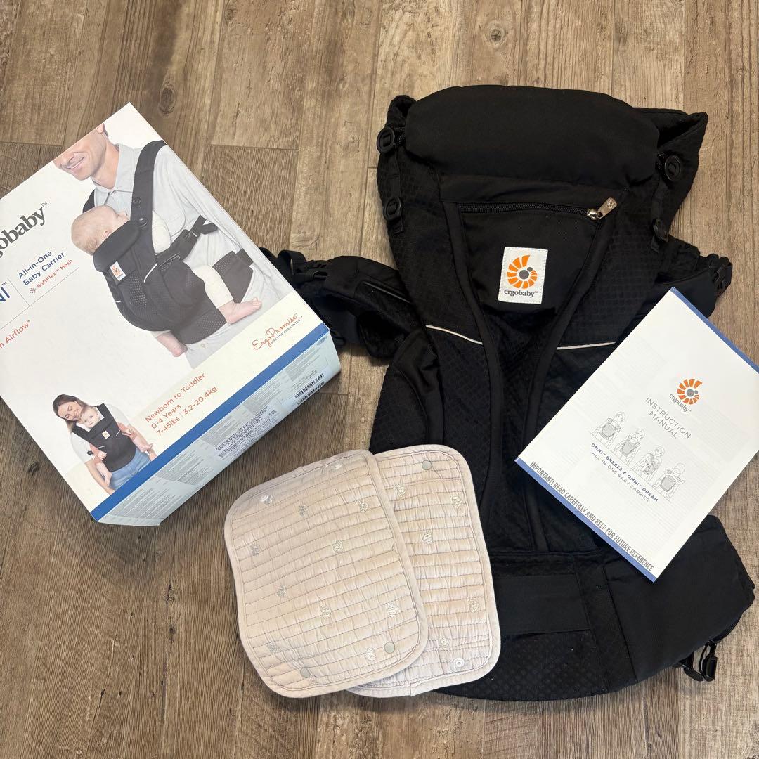 ergobaby オムニブリーズ オニキスブラック 抱っこ紐　エルゴ