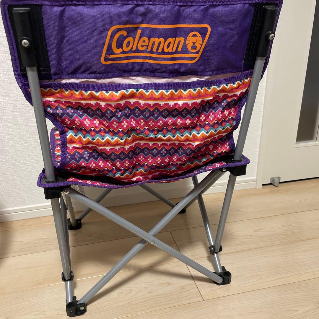 Coleman 折りたたみチェアセット　 フェスウェーブピンク　中古品