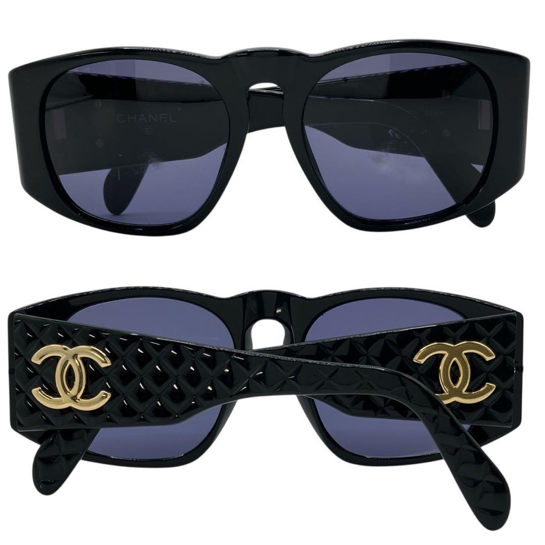 CHANEL サングラス アイウェア ココマーク　キルティング　ゴールド金具