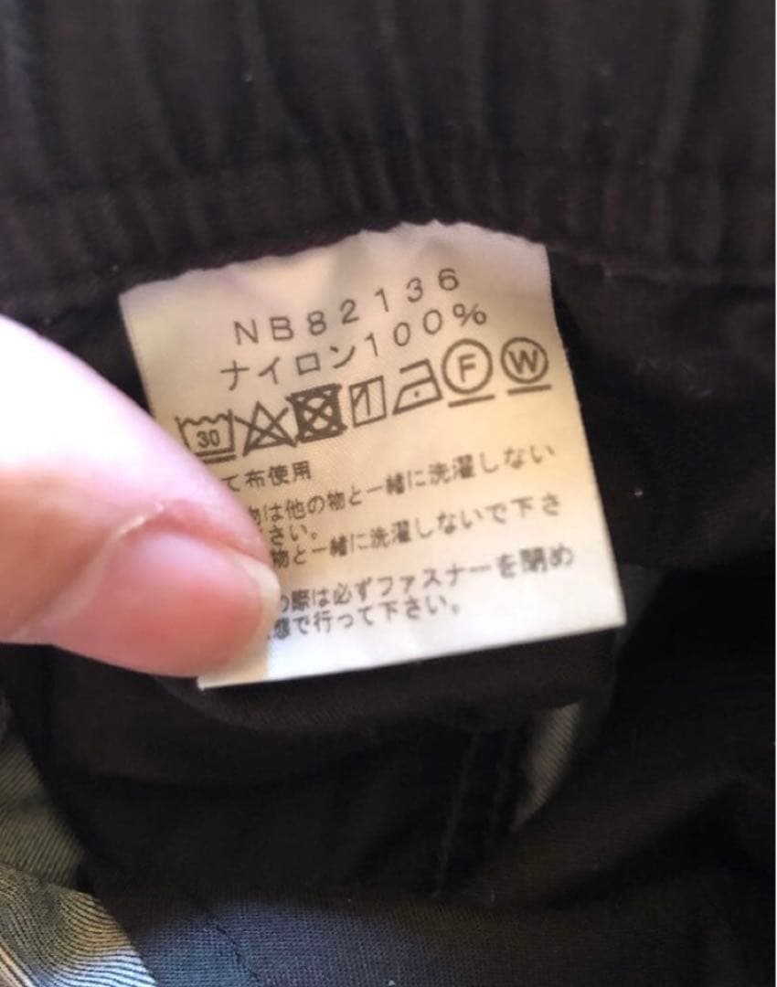 the north face ナイロンデニム　パンツ　XLサイズ