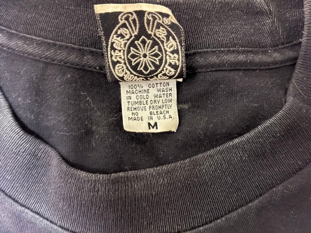 CHROME HEARTS（原本無）ホースシューセメタリークロスパッチTシャツ