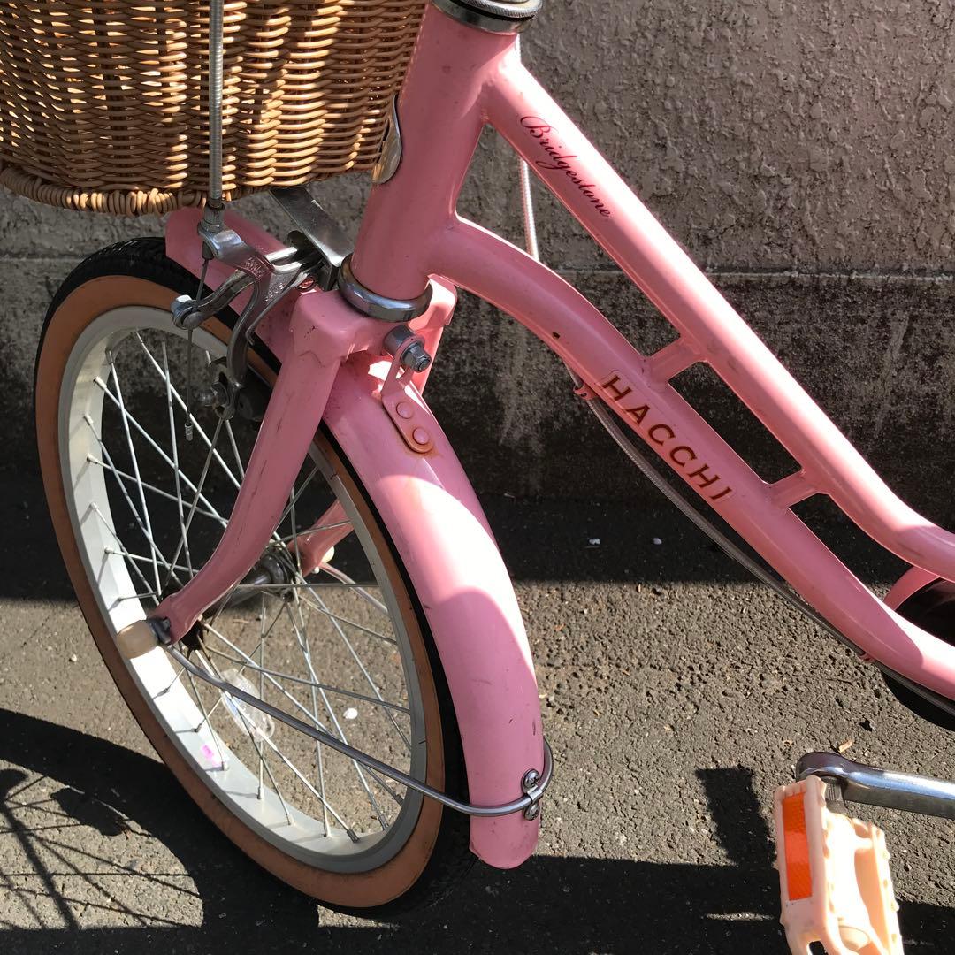 な（引き取り限定）ブリヂストン HACCHI ハッチ 18インチ ピンク