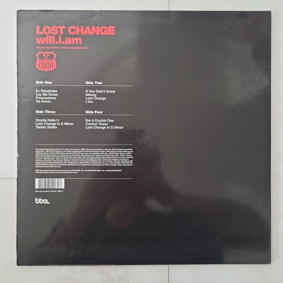 ★ＵＫオリジナル盤★『LOST CHANGE』WILL.I.AM
