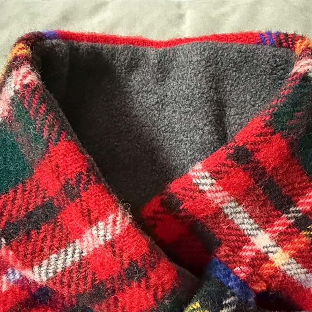 《別注》【TWEEDMILL/ツイードミル】ウール×フリース差し込みマフラー