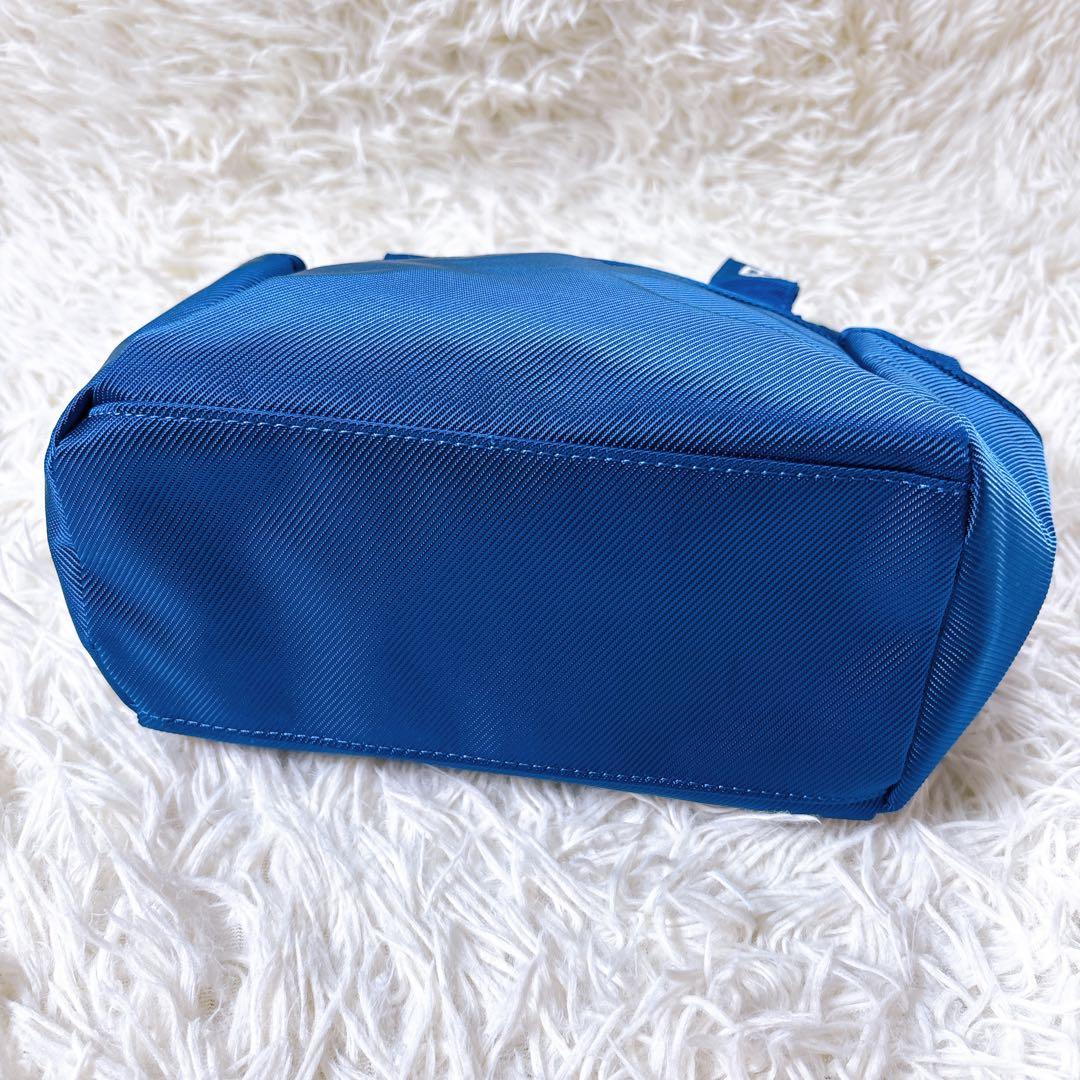【美品】PEARLY GATES パーリーゲイツ　カートバッグ　青　ニコちゃん