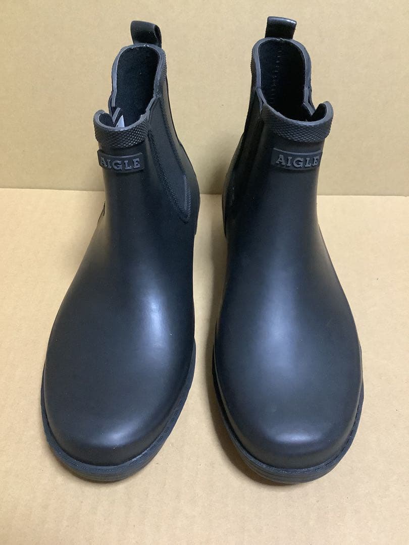 AIGLE エーグル　レインブーツ　38(24cm) ブラック