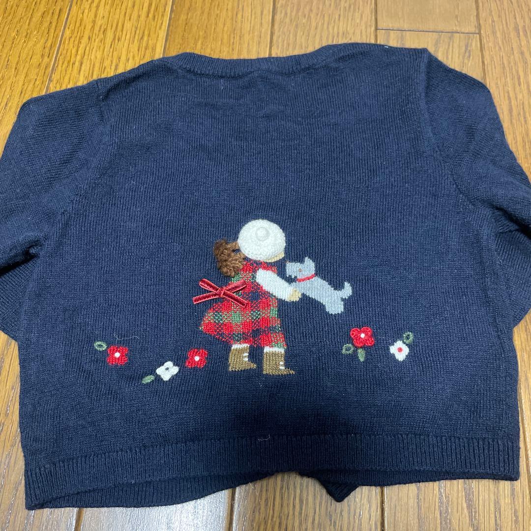 familiar 襟付きワンピース90サイズ