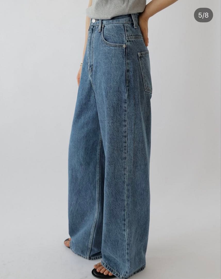 美品　Na.e Wide Loose Jeans M/通常丈