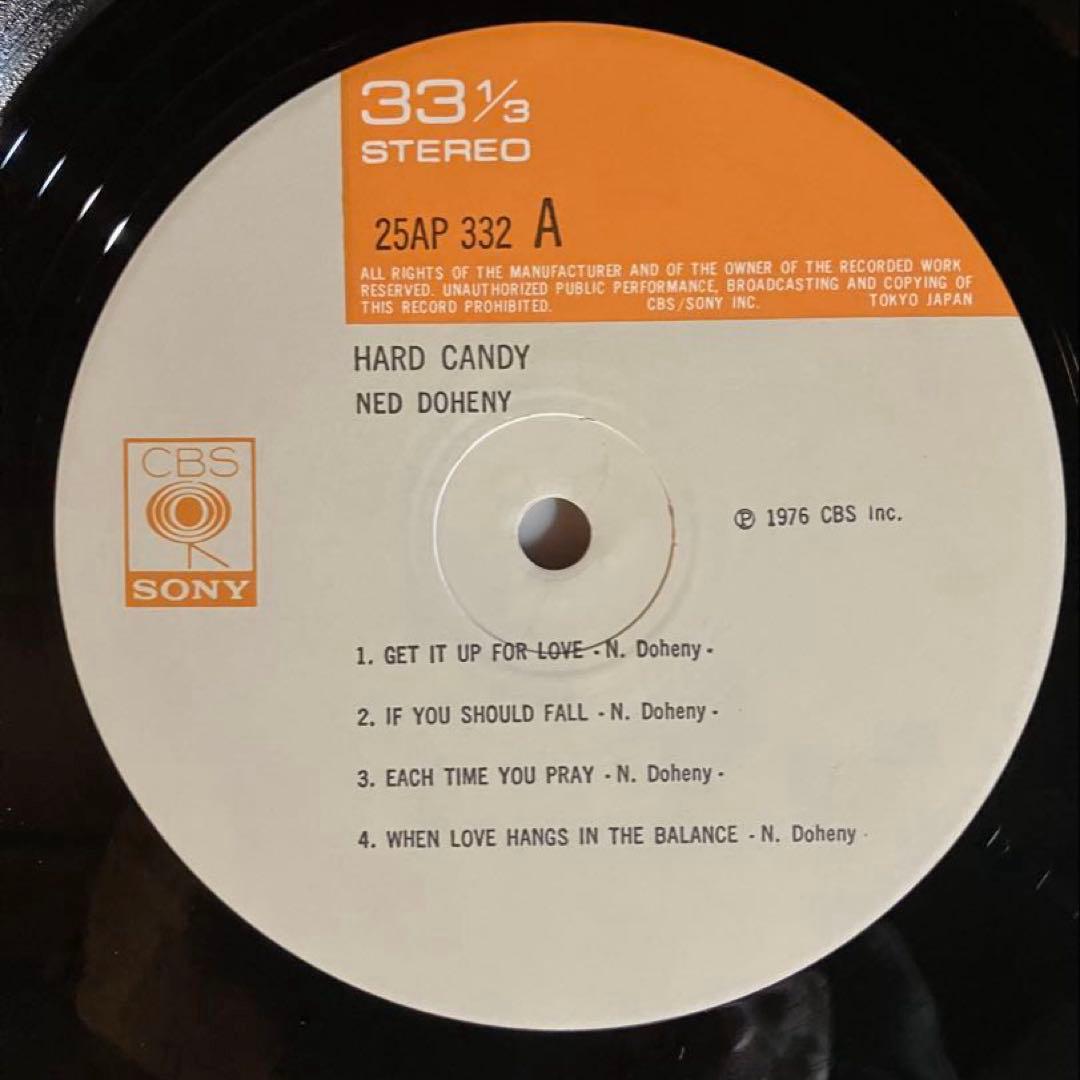 国内初版 NED DOHENY/HARD CANDY レコード25AP 332