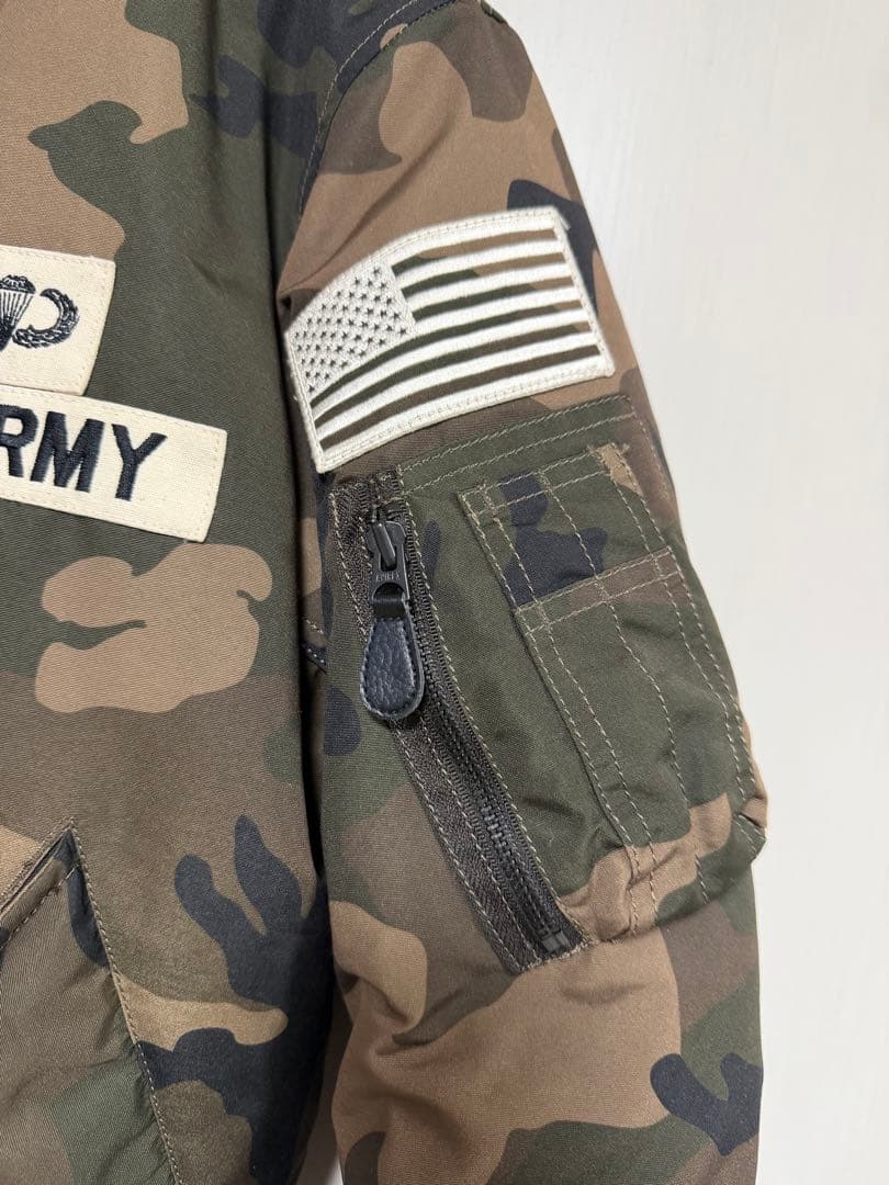 AVIREX 迷彩 MA-1ジャケット U.S. ARMY