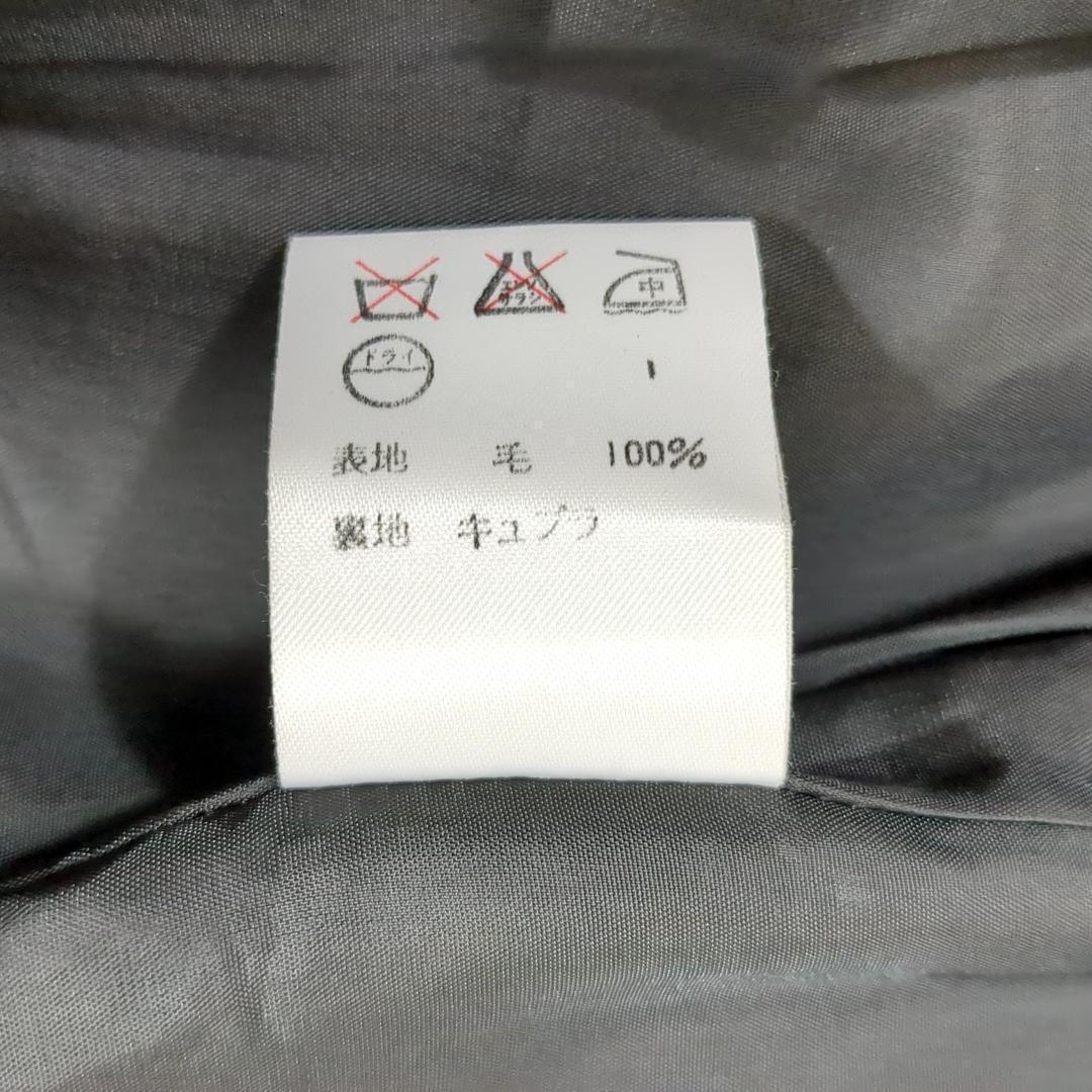 美品 RALPH LAUREN 高級ライン ノーカラー ダブルブレストコート
