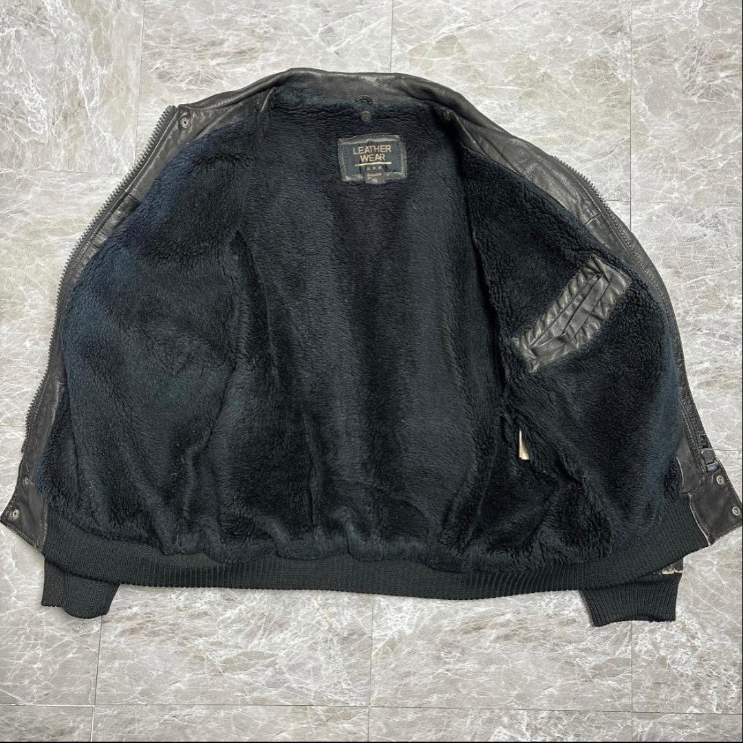 A2 type flight jacket black S フライトジャケット