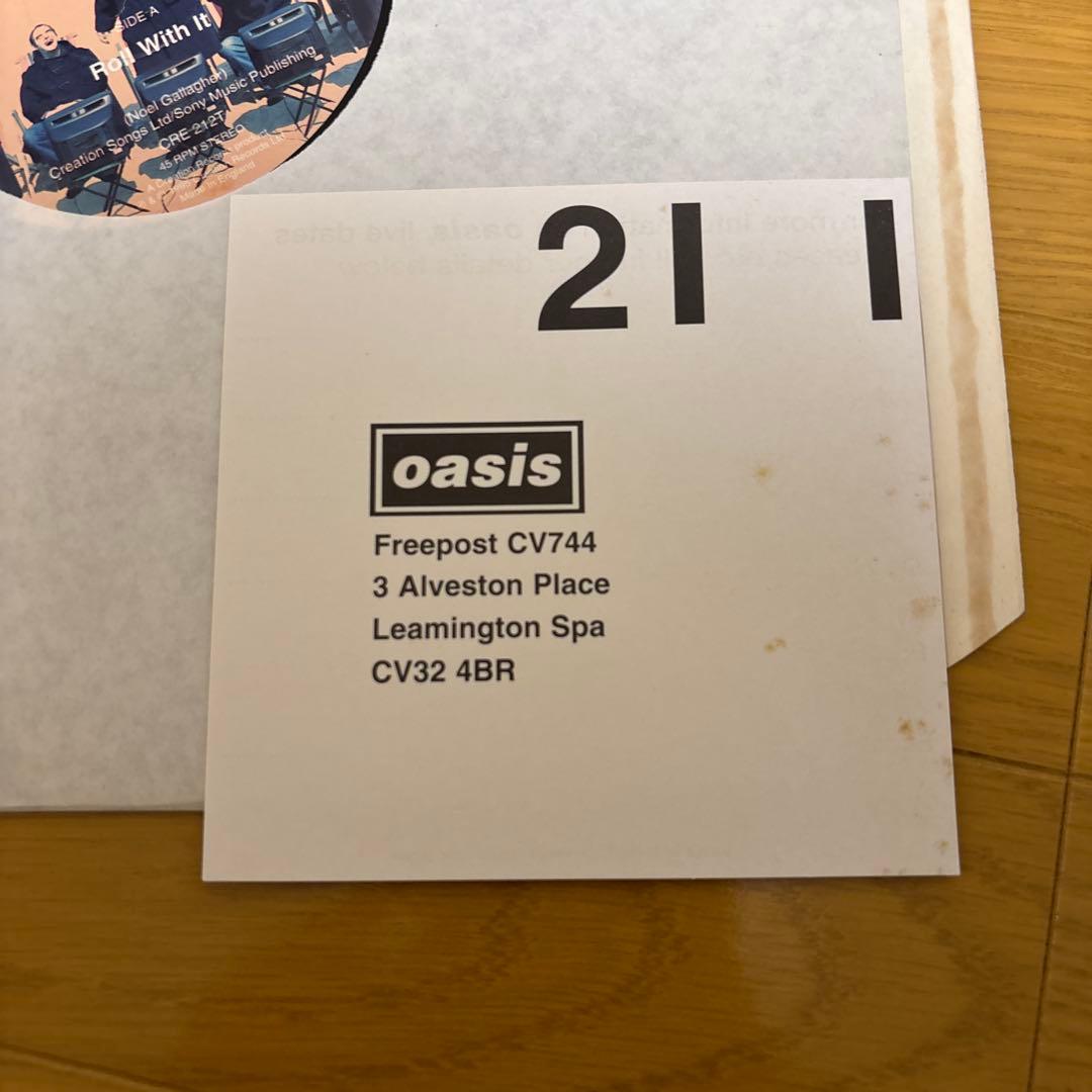 oasis ROLL WITH IT レコード