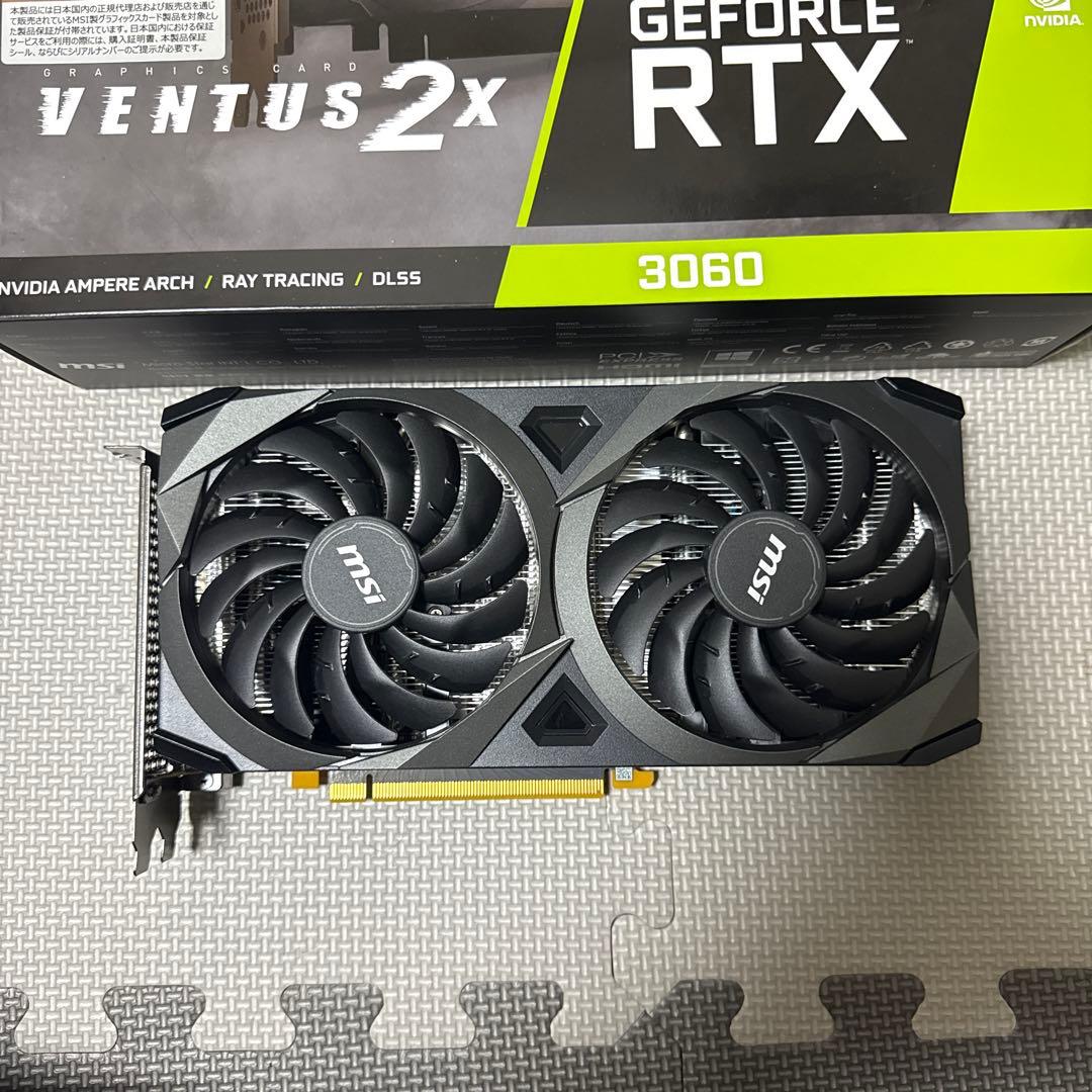 MSI GeForce RTX3060 12GB VENTUS 2X 状態良好