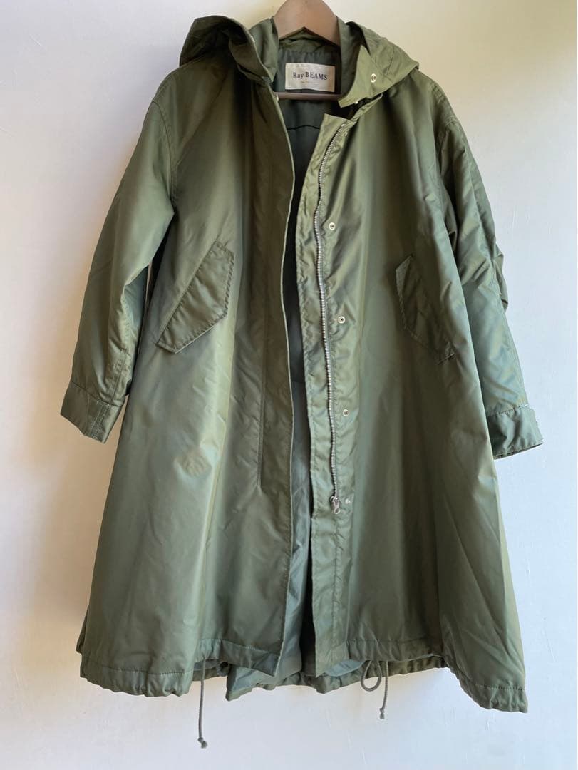 【値下げ】Ray BEAMS バックタック モッズコート 中綿アウター