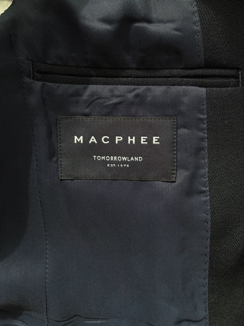 名品 MACPHEE ビンテージギャバジン ダブルブレストジャケット 36
