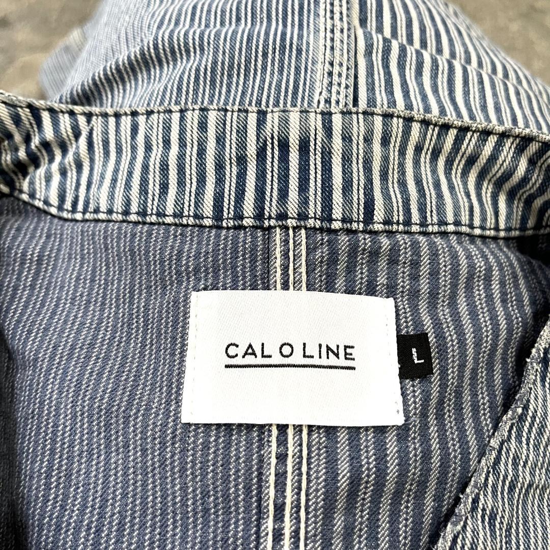 CAL O LINE Rococo別注 ヒッコリー エンジニアジャケット L