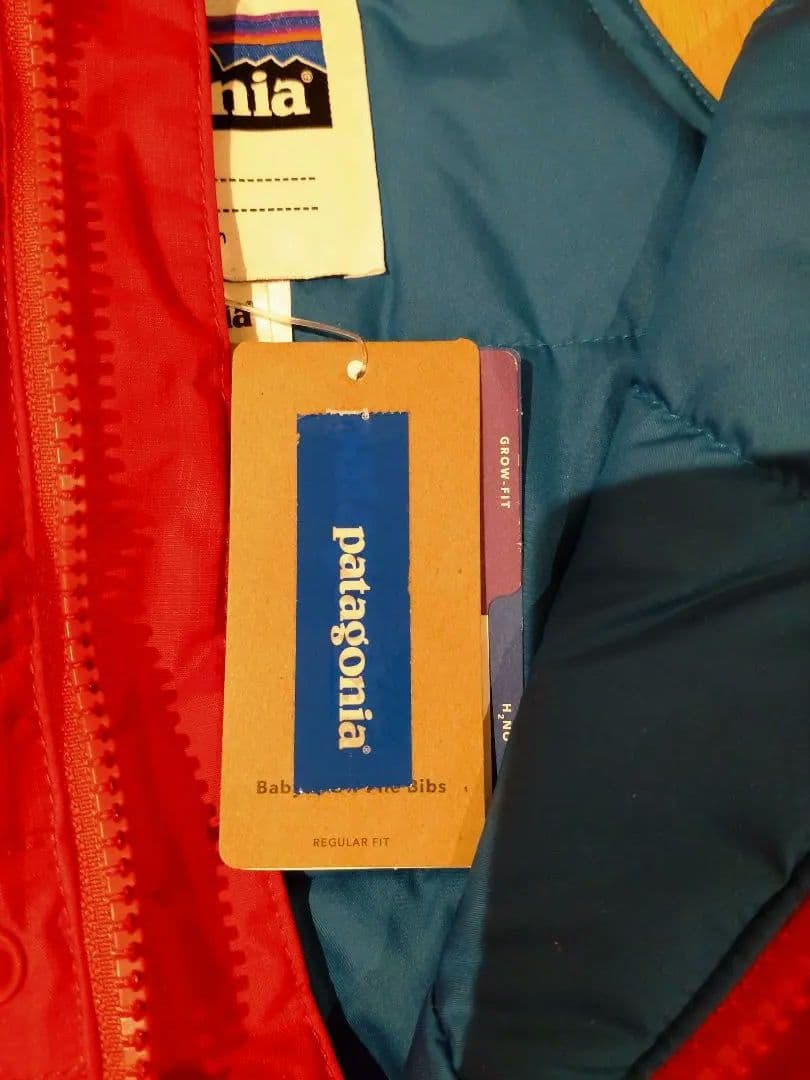 patagonia スノーウェア 子ども用 3T レッド/ネイビー