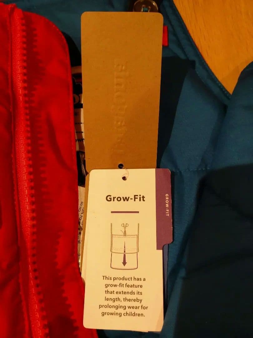 patagonia スノーウェア 子ども用 3T レッド/ネイビー