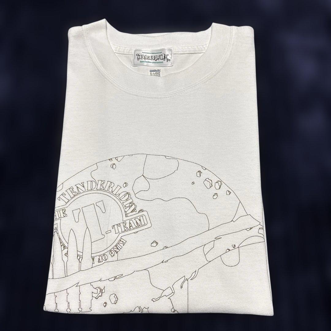 テンダーロイン XL USA製 ホワイト グラフィックＴシャツ
