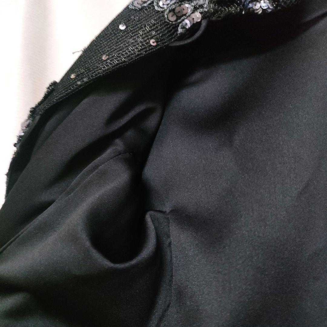 ARMANI スパンコール 刺繍 スタンドカラー レース ジャケット