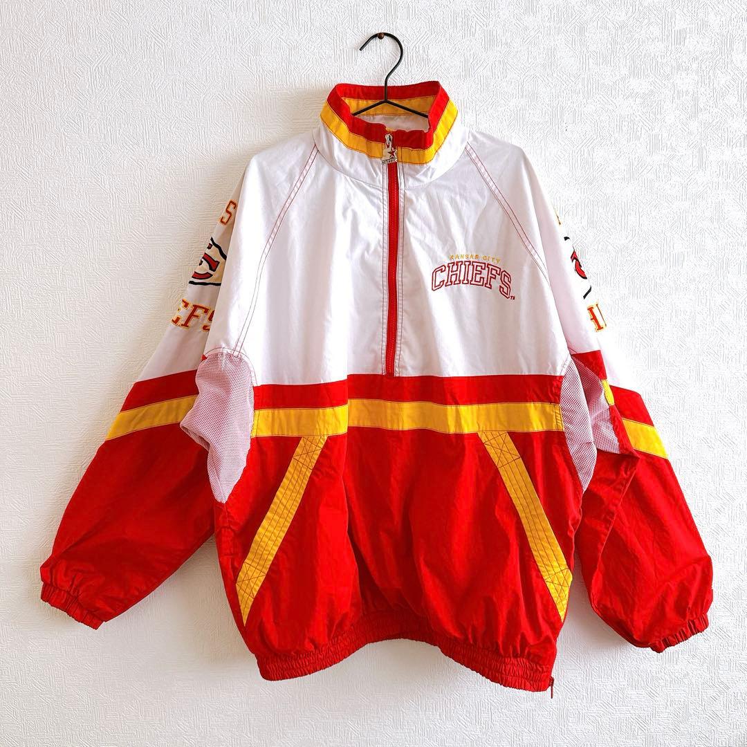 【希少】 スターター NFL CHIEFS ジャケット XXL 古着 y2k