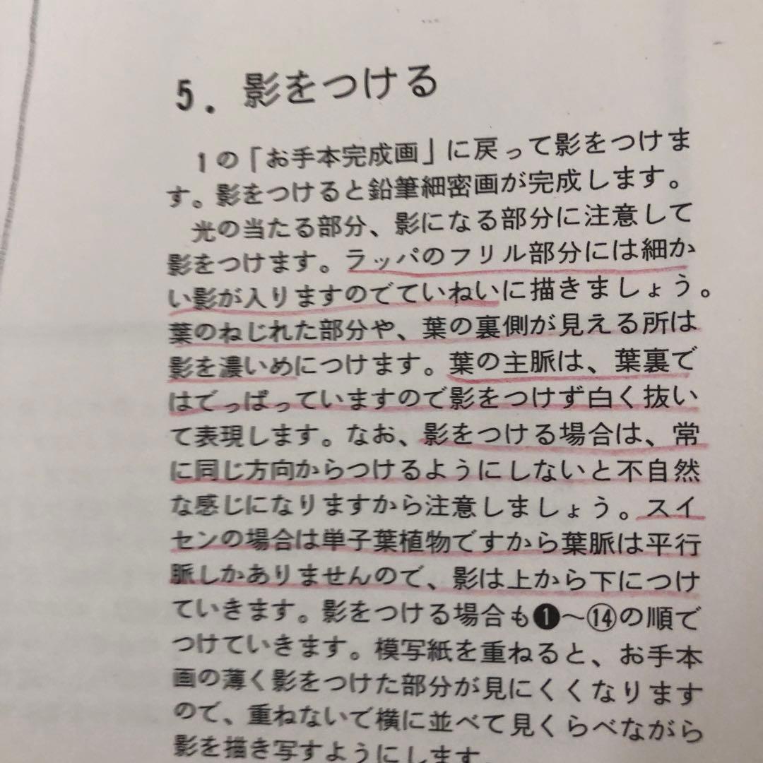 【中古本】植物画講座テキストVOL.1〜VOL.4 セット