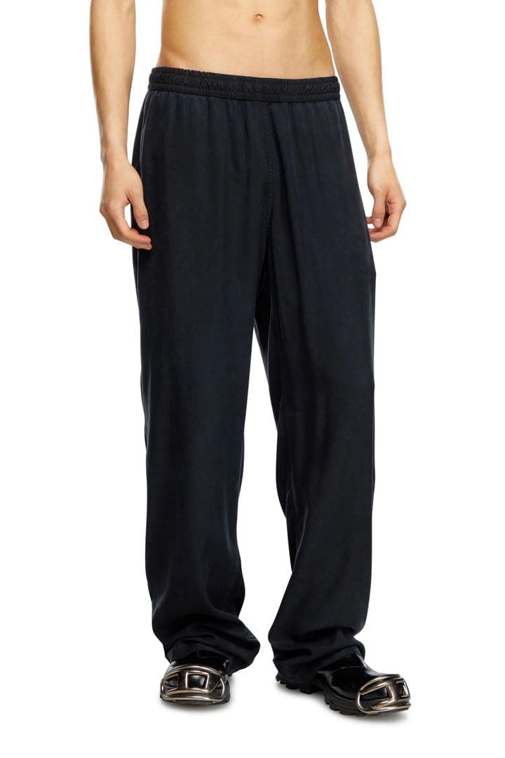 パンツ DIESEL Drawstring pants in faded twill