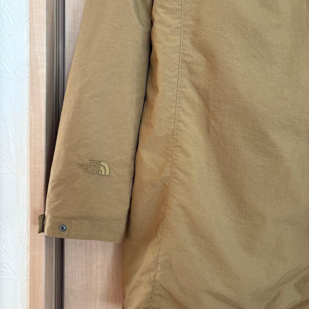 NORTH FACE コンパクトノマドコート　ブラウン　裏地ボア　レディースL