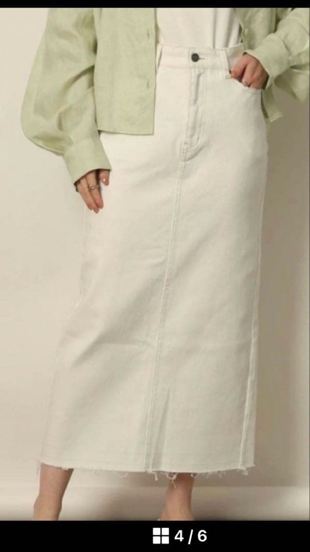 新品☆CADUNE デニムタイトスカート
