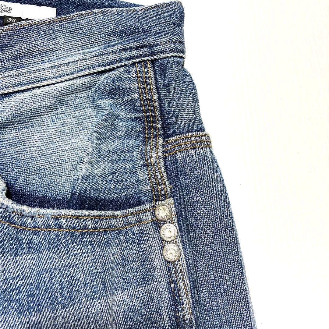 DUUBLE STANDARD CLOTHING スリットヘムバギーパンツ 36
