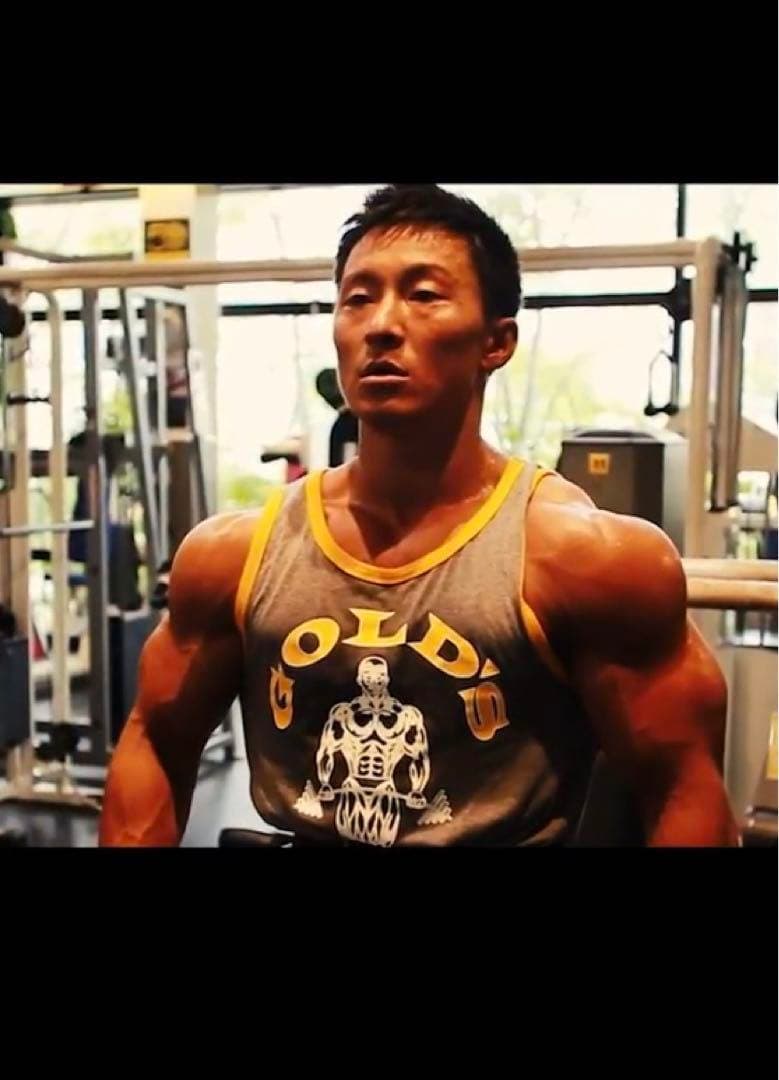 【希少】鈴木選手、相澤選手着用モデル ゴールドジム　タンクトップ　M