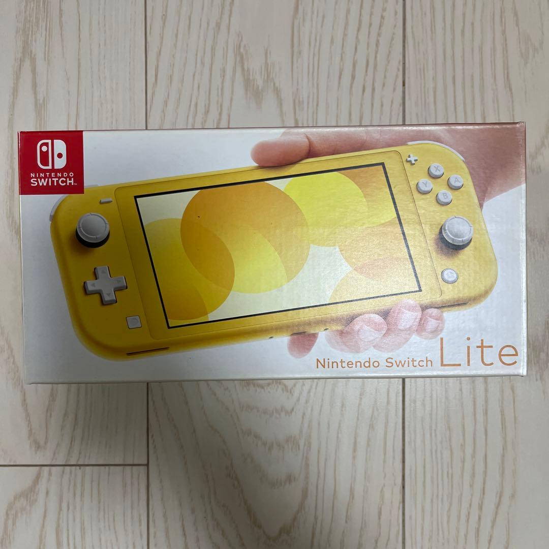 ジャンク品 Nintendo Switch Lite イエロー 箱・充電器付き