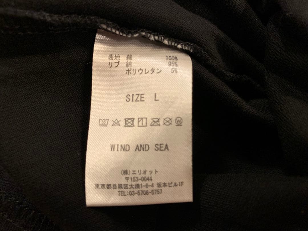 WIND AND SEA Tシャツ 黒 L