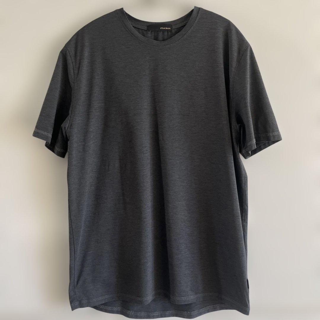 トップス charbon ITALIAN FABRIC BASIC T-SHIRTS