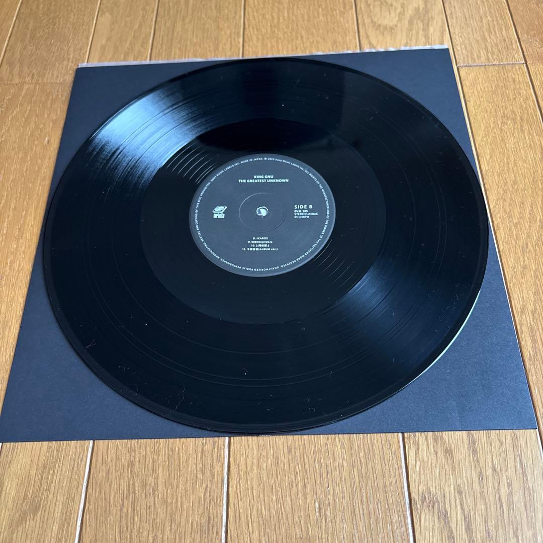 King Gnu『THE GREATEST UNKNOWN』　レコード★美品