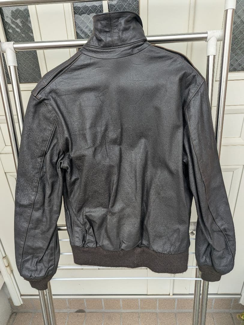 A2 フライトジャケットsize40 IDELジッパー