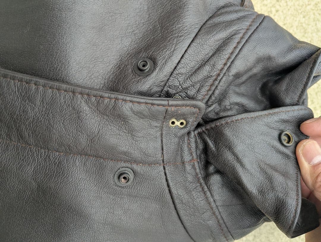 A2 フライトジャケットsize40 IDELジッパー