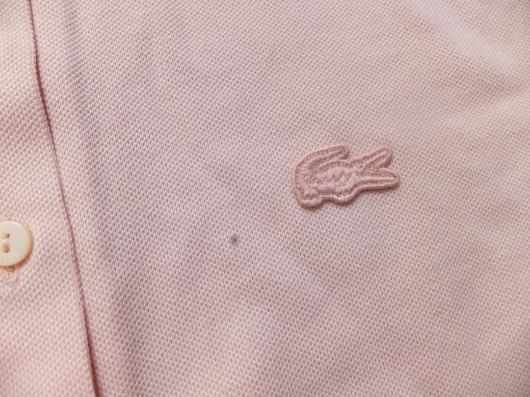 LACOSTEラコステのスリムフィット　ストレッチコットンピケポロ