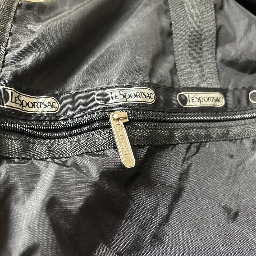 LeSportsac ブラック ボストンバッグ