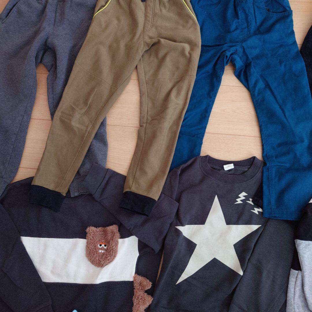 秋冬物　130センチ　男の子キッズ服セット　裏起毛　まとめ売り　アウター　子ども