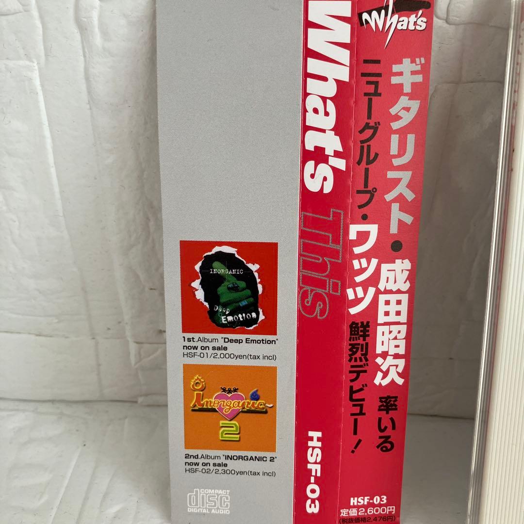 成田昭次さんアルバム2002年 正規品　what's This