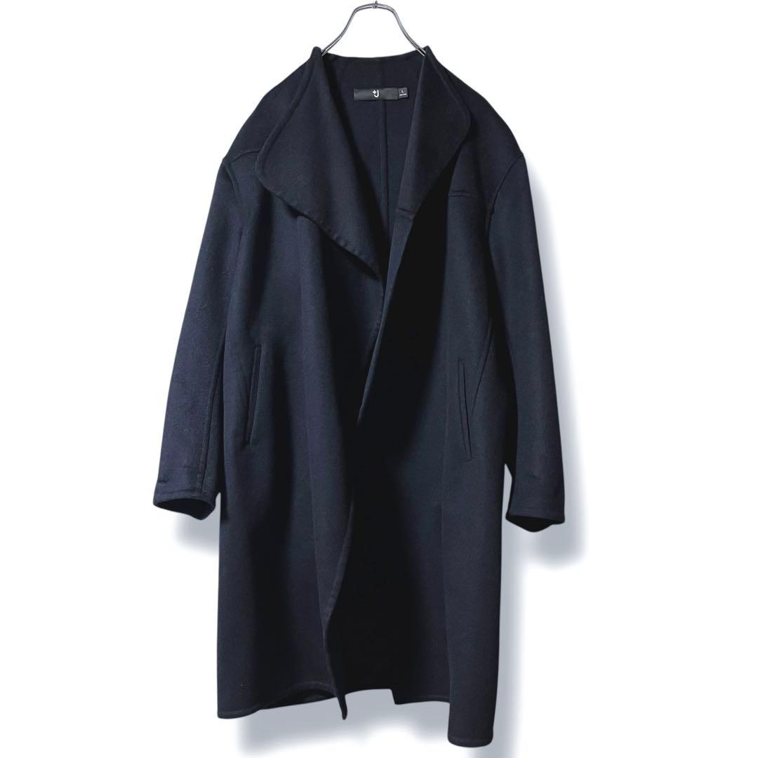 極美品❤️人気商品❤️UNIQLO +J カシミヤブレンドノーカラーコート L