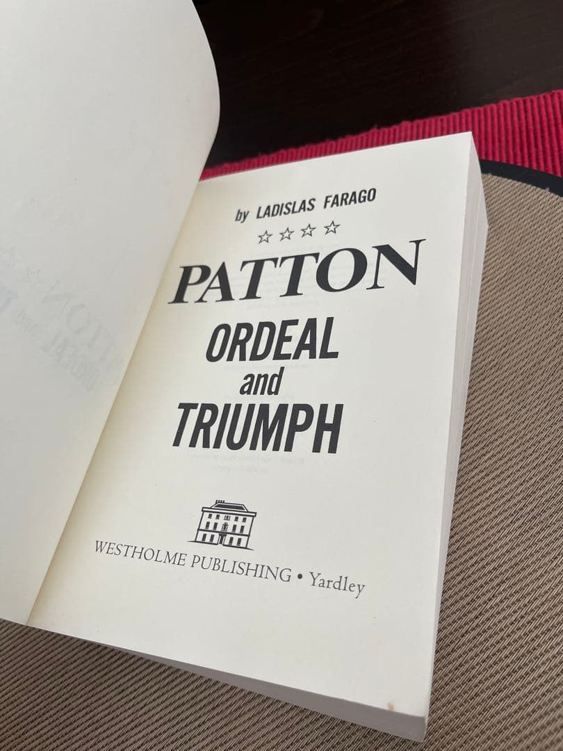 洋書 PATTON: Ordeal and Triumph
