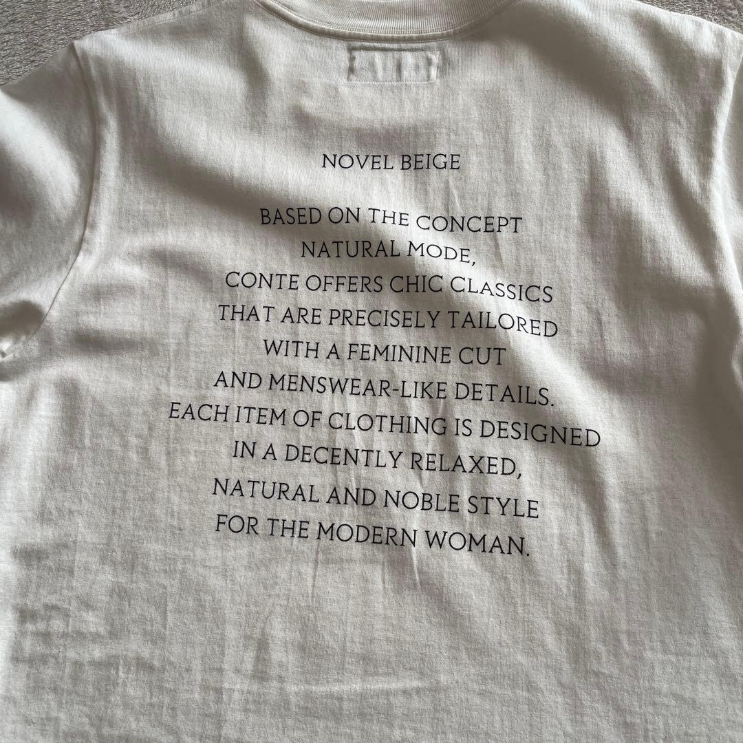 conte ＜blurhms for conte＞ プリント Tシャツ