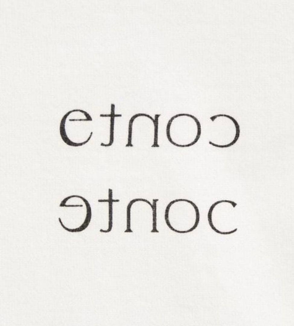 conte ＜blurhms for conte＞ プリント Tシャツ